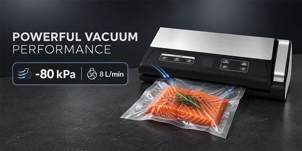 80kPa voedselvacuümsealer machine
