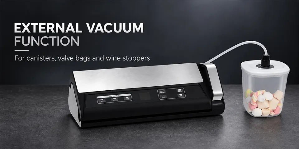 Vacuümverpaker-rol opslagcompartiment