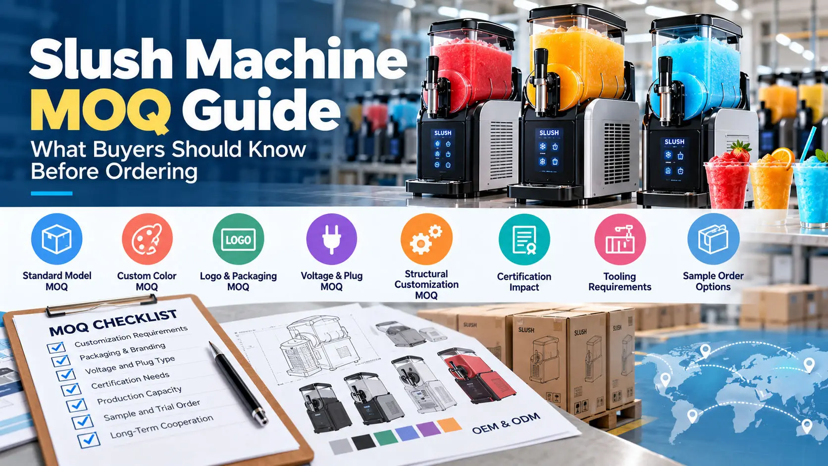 Slushmachine MOQ
