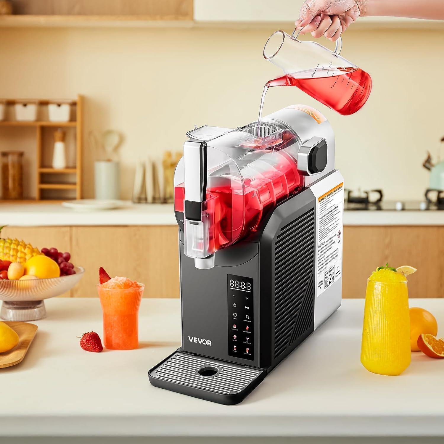 Hoe werkt een slushmachine zonder ijs